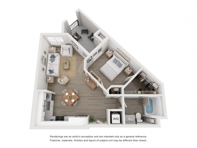 Floorplan - Downtown Ontario Luxury Apartments