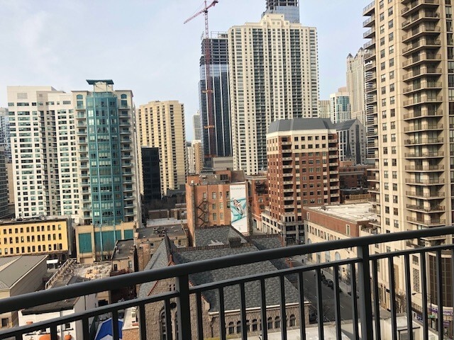 View from balcony - 600 N Dearborn St