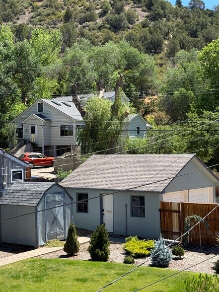 Garage and shed - 944 E 5th Ave