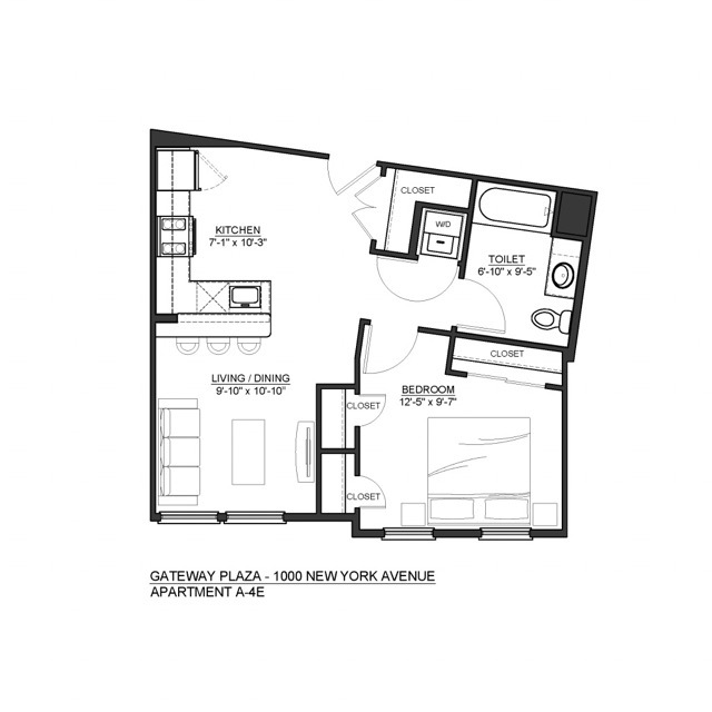 Floorplan: A4-E - Gateway Plaza