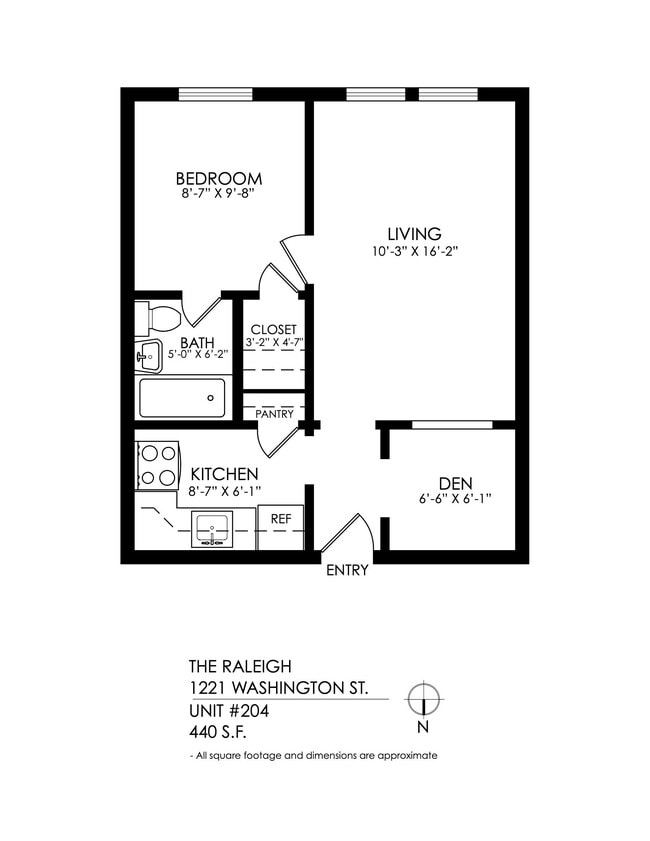 Floorplan - The Raleigh