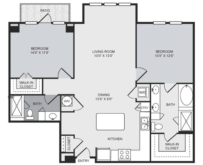 Floorplan - Cantabria at Turtle Creek