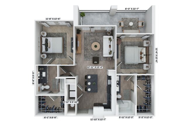 Floorplan - District 757 Apartments