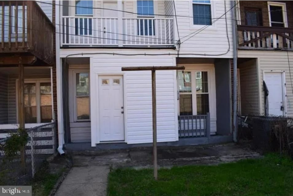 Back of the house - 2624 Garrett Ave