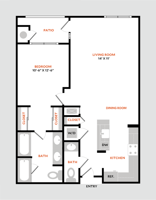 Floorplan - The Mercer