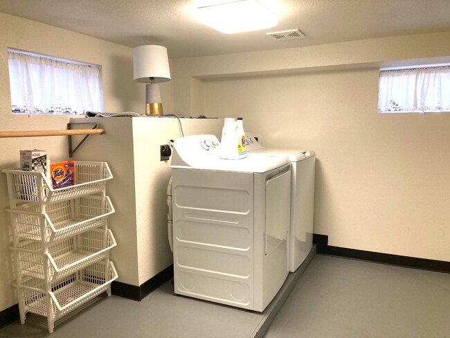 Finished basement spacious laundry room - 881 3rd St