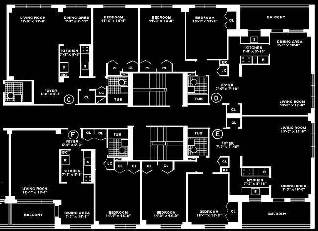 Floorplan - Executive House Apartments