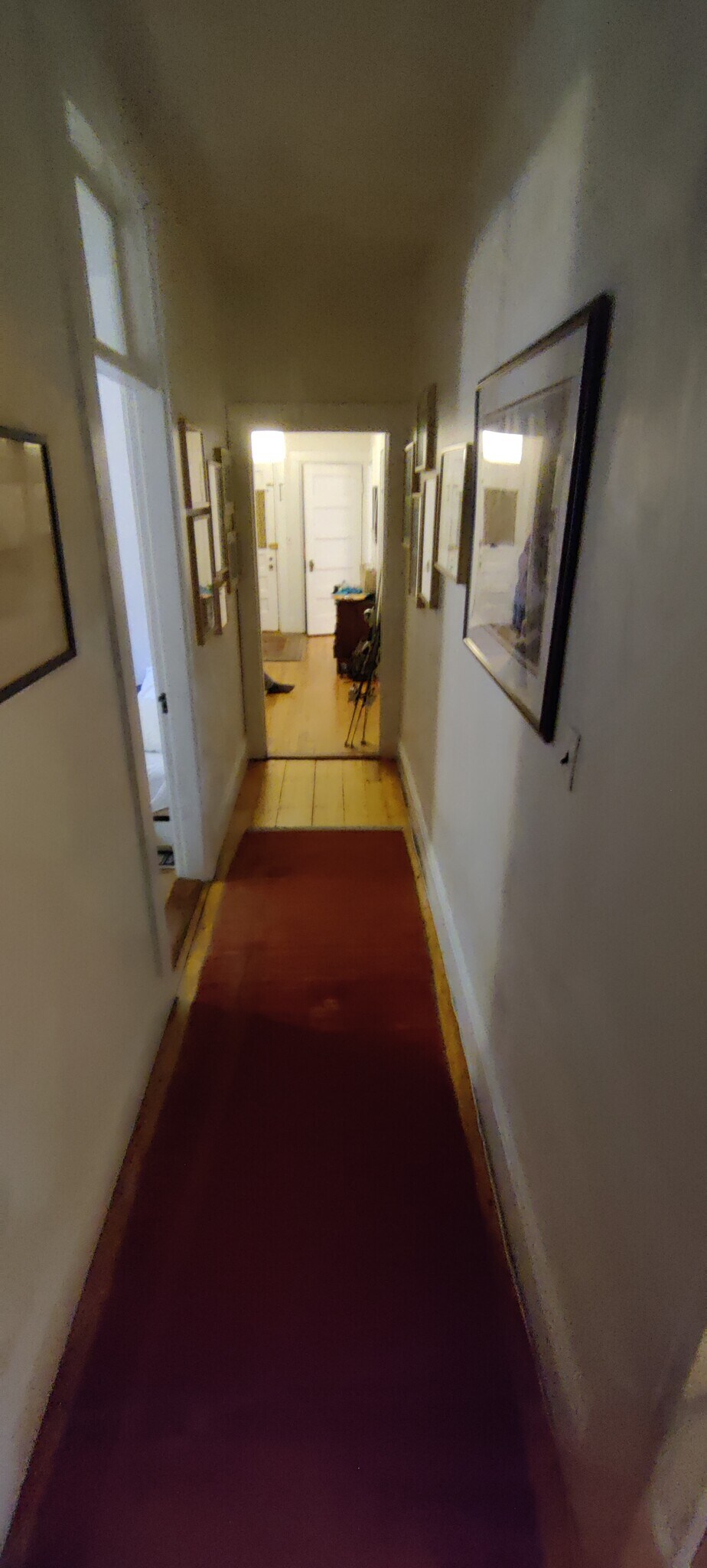 Hallway facing front foyer - 7 Bigelow St
