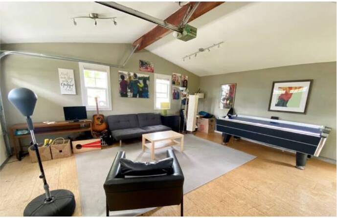 The Garage is built out as a game room - 2573 Oxford Lane