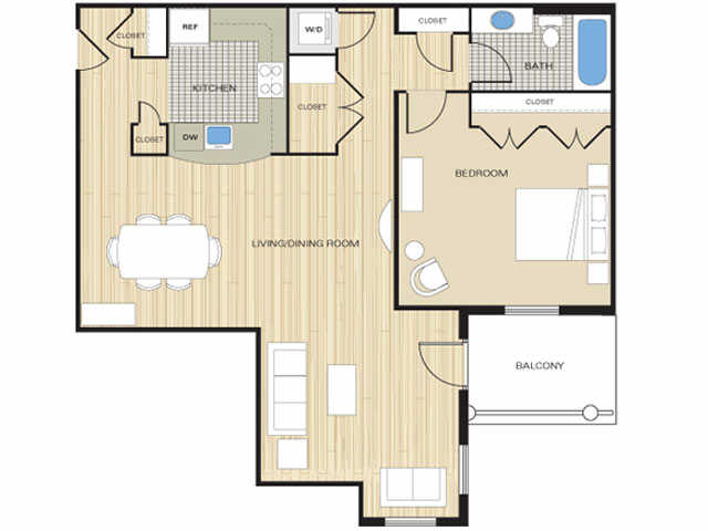 Floorplan - Clayborne Apartments