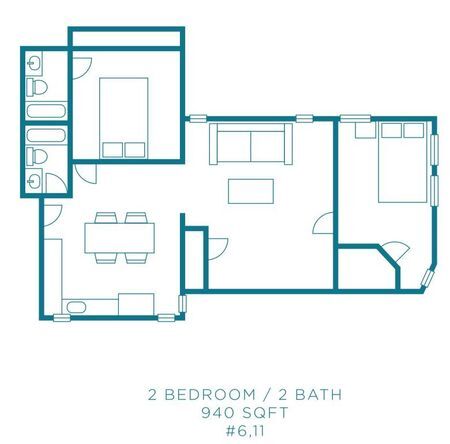 2 BD - Prince Gregor Apartments