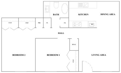 Floorplan - Seven Pines Apartments