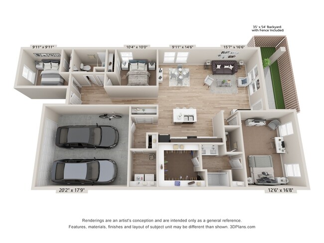 Floorplan - Amber Pines at Fosters Ridge