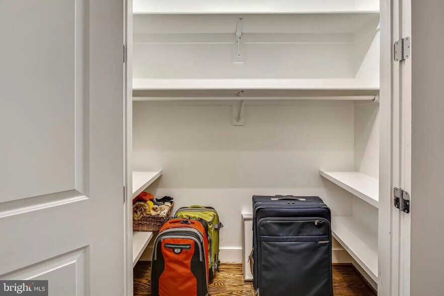 1 of 3 extra closets with built-in shelving - 730 Girard St NW