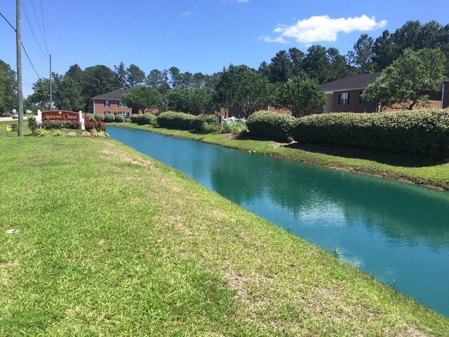 Can you imagine grounds like this without working in the heat? - Autumn Chase Apartment Community