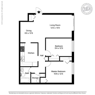 2BR/2BA - Forest Village Apartments