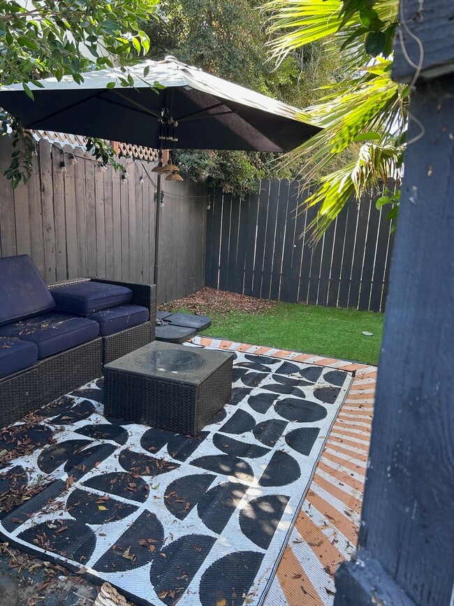 Private gated back yard - 5549 Costello Ave