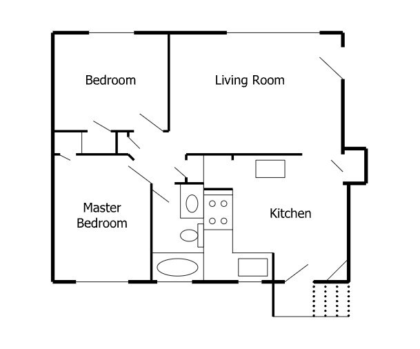 Floorplan - Nottingham Green Apartments