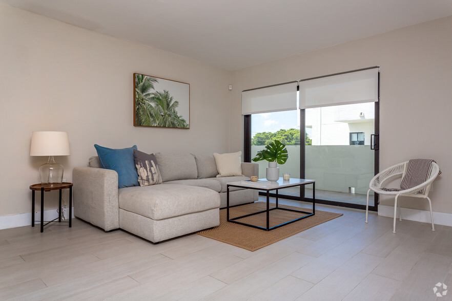 Living Room with Large Private Balcony - Orduna Court