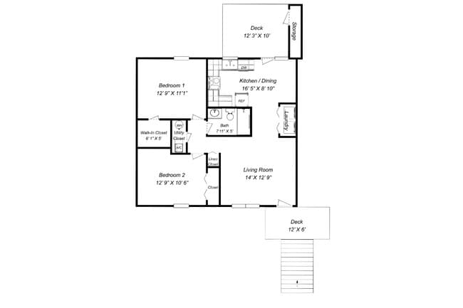 Building Photo - For Rent: 2BR, 1BA condo (do not apply without speaking with us first)