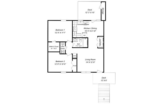 Building Photo - For Rent: 2BR, 1BA condo Special: $400 off the first month for a lease that starts by 5/15/26.