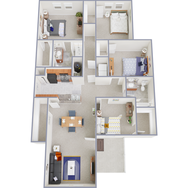 Floorplan - Arborwood Apartments