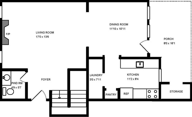 Elm: First Floor 2 bedroom 2.5 bath - Glenwood Apartment Homes