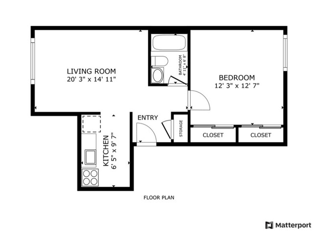 Floorplan - Flats on Comm