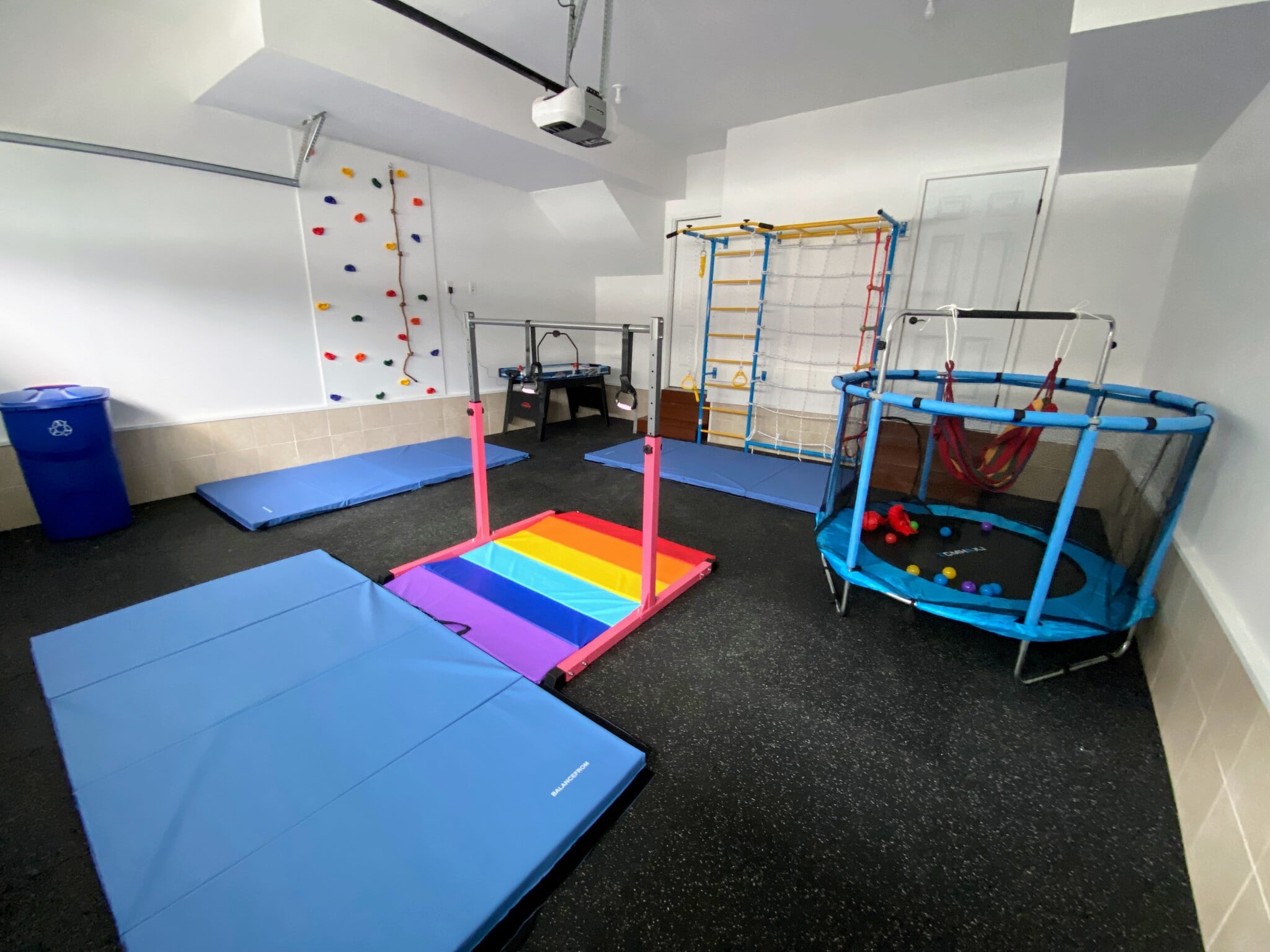 Garage turned indoor playground - 33 Landmark Ln