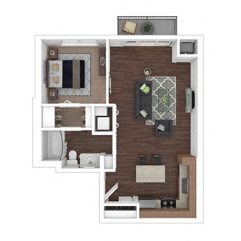 Floorplan - 2626 South Side Flats