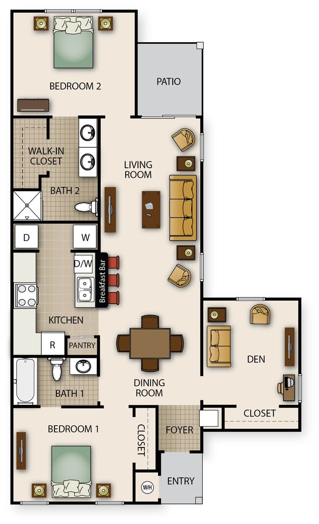 Floorplan - Garden Park Senior Living