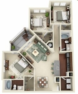 C1 - Balcony - Elms Odenton