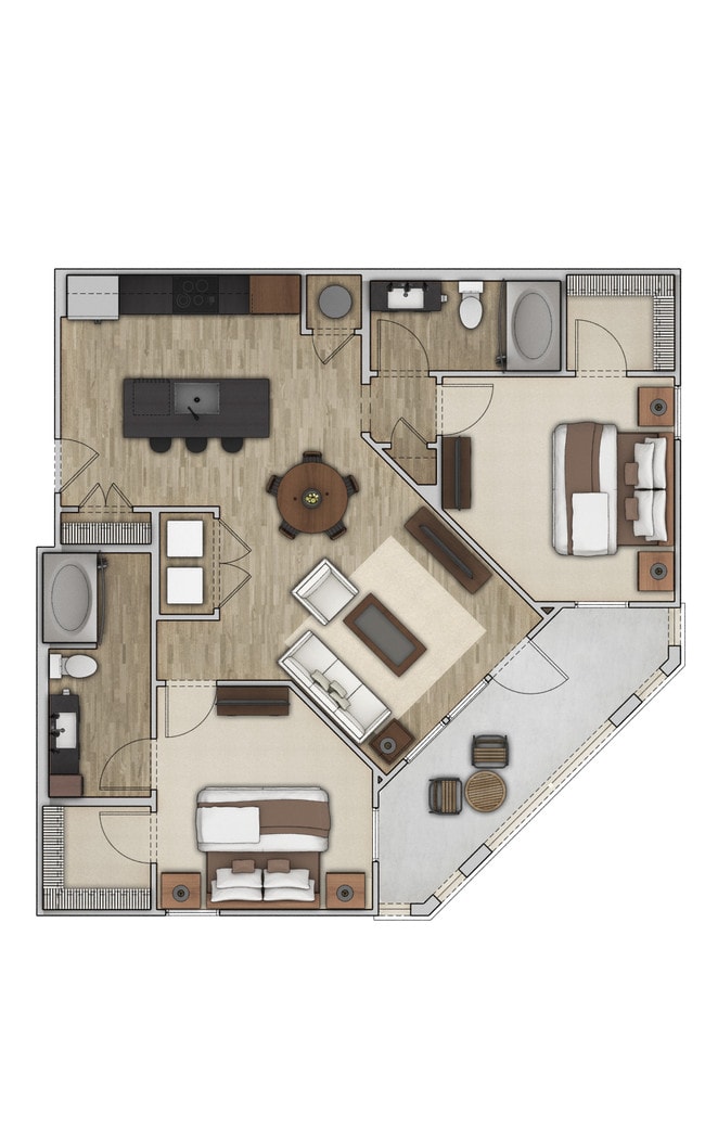 Floorplan - Messina Luxury Apartments