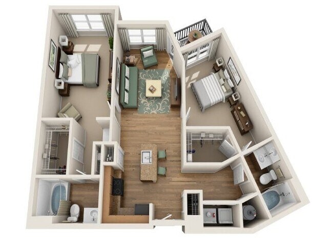 Floorplan - Summerfield At Morgan Metro Apartments