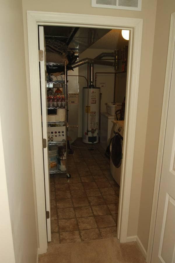 Mechanical & laundry room on ground floor - 3843 Abercrombie Ln