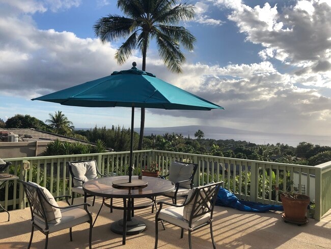 View of Kaho'olawe from large Deck - 3245 Kehala Dr