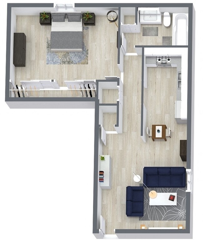 Floorplan - Forest Cove Apartments