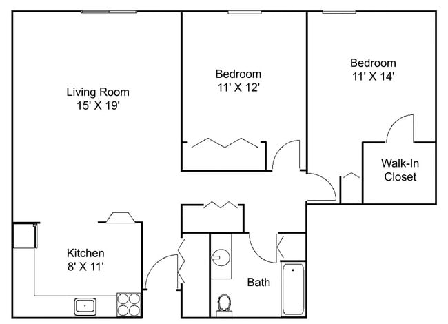 Floorplan - Hillsborough Apartments