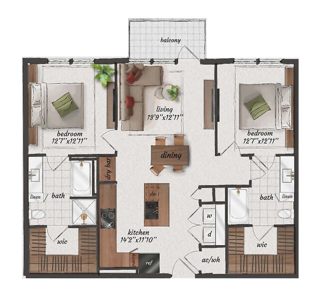 Floorplan - St Elmo Living