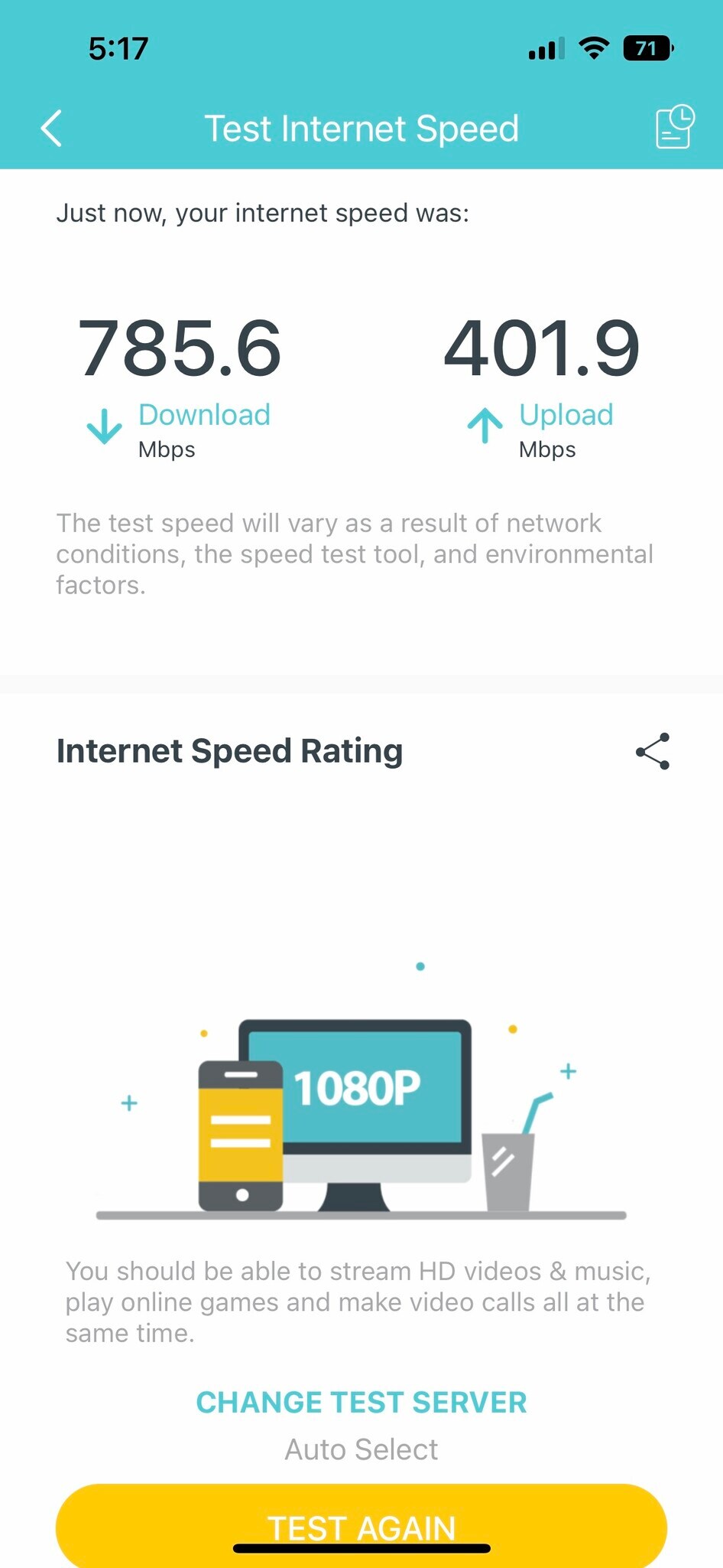Wifi- Test 2 - 1357 Ross St