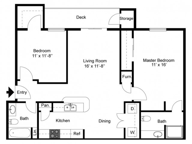 Floorplan - Tall Grass Apartments