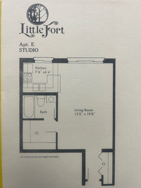 Floorplan - Little Fort Apartments