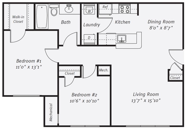 Floorplan - eaves Washingtonian Center