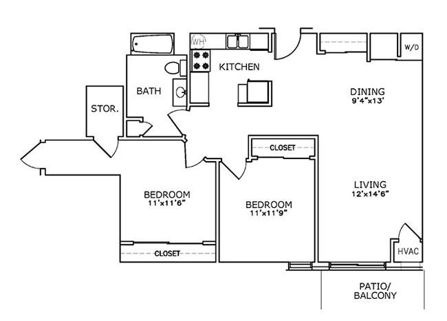 Floorplan - Ridgeview Highlands Apartments & Townhomes...