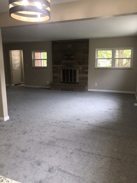 Living room from dining area - 4414 Venable Ave