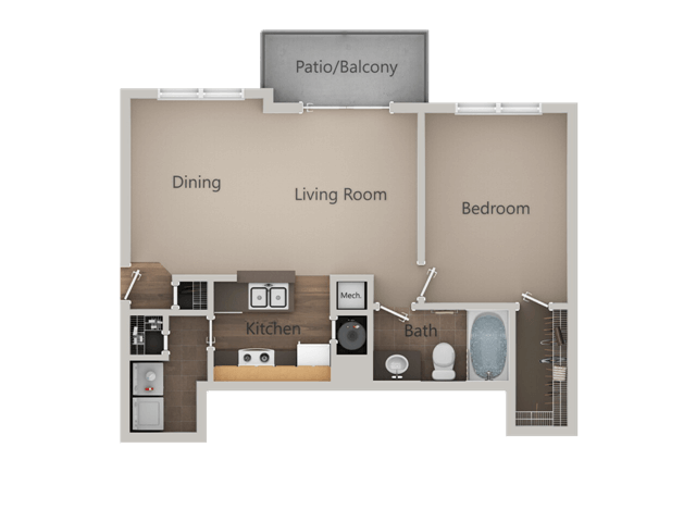 Floorplan - Pinehurst Apartments