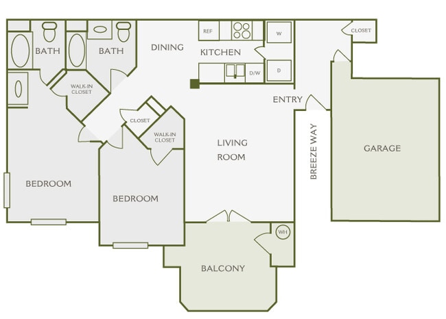 Floorplan - Antelope Ridge Apartments