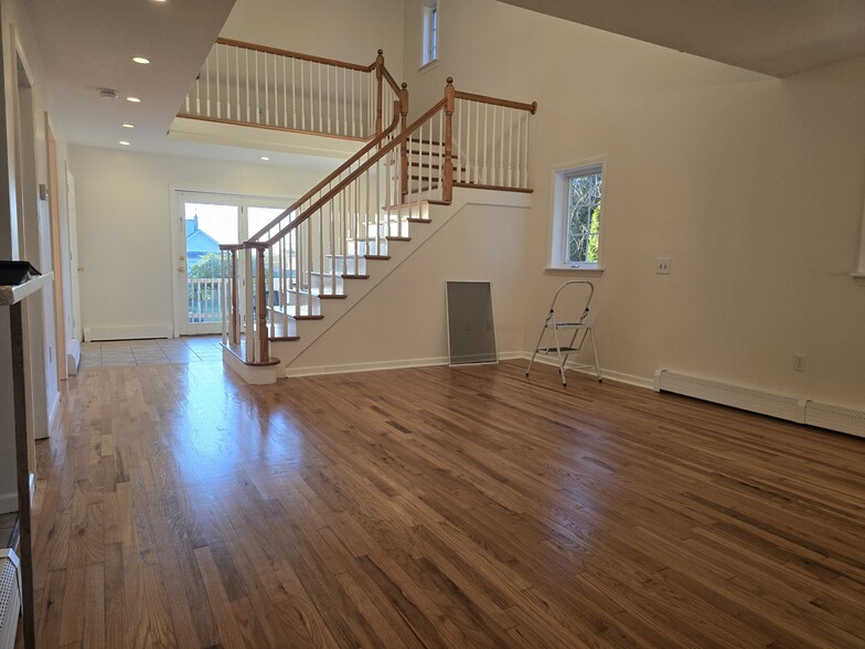 Freshly refinished wood floors - 133 Mitchell St