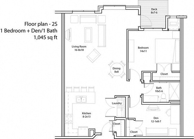 Floorplan - The Cavanagh 55+ Apartments