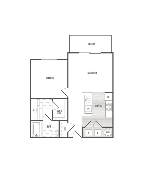 Floorplan - Enchanted Vista Apartments
